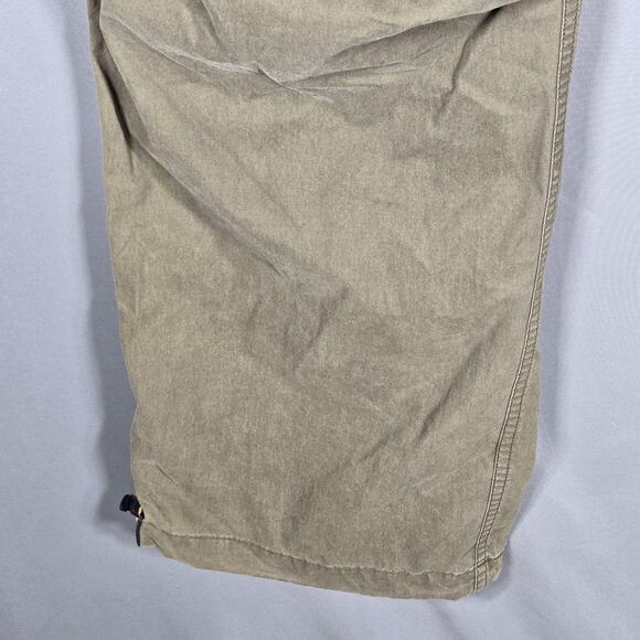 Abercrombie Paratrooper Cargo Pants Mens M Khaki Y2K Utility D Ring 35x32 Baggy - Picture 7 of 11
